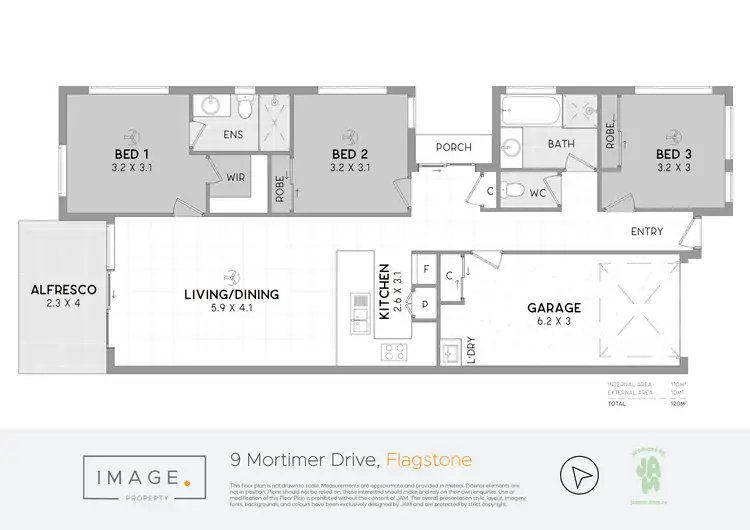 Floorplan of Homely house listing, 9 Mortimer Drive, Flagstone QLD 4280