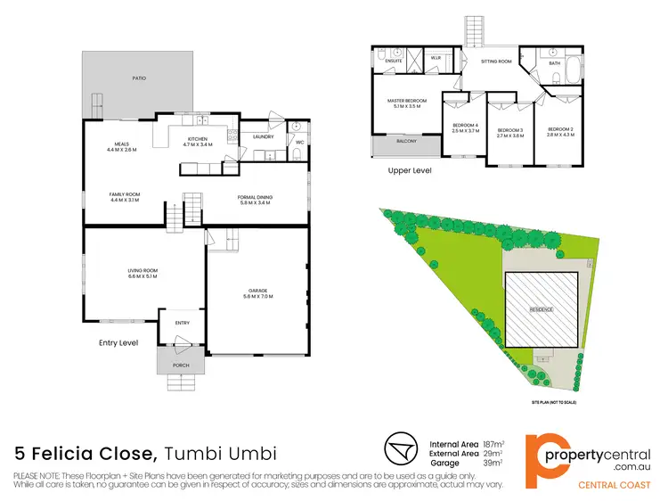 Floorplan of Homely house listing, 5 Felicia Close, Tumbi Umbi NSW 2261