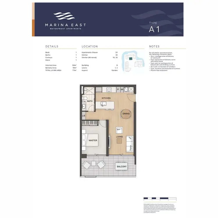 Floorplan of Homely apartment listing, 31/16 Marina Drive, Ascot WA 6104