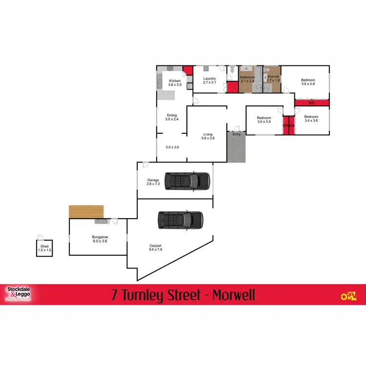 Floorplan of Homely house listing, 7 Turnley Street, Morwell VIC 3840