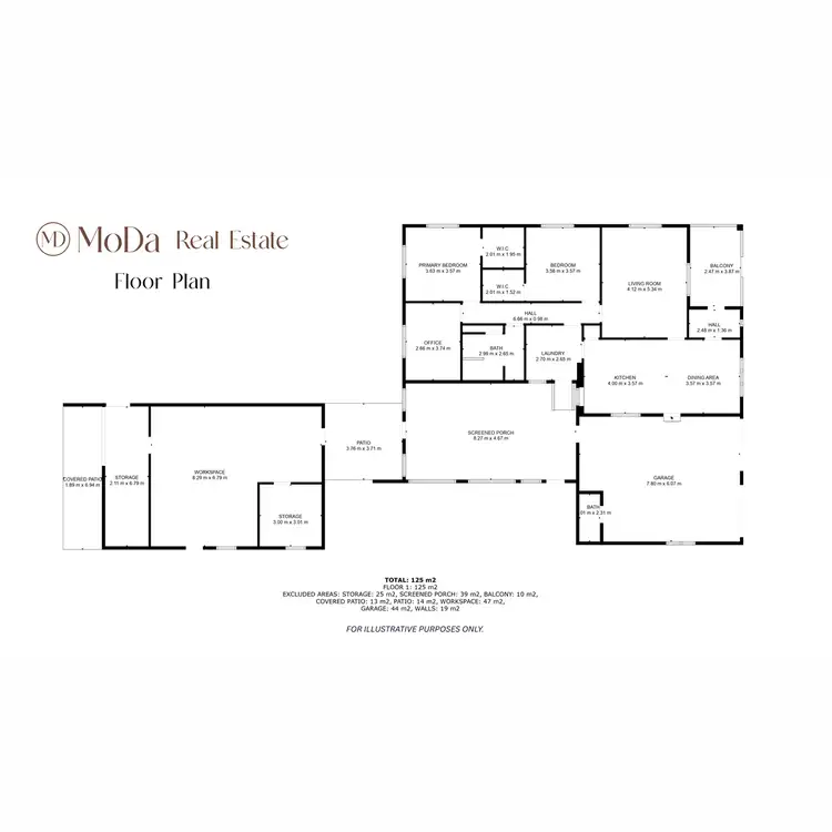 Floorplan of Homely house listing, 38 River Avenue, Mighell QLD 4860