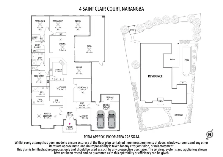 Floorplan of Homely house listing, 4 Saint Clair Court, Narangba QLD 4504