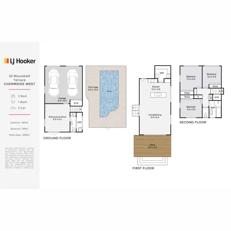 Floorplan of Homely house listing, 32 Maundrell Terrace, Chermside West QLD 4032