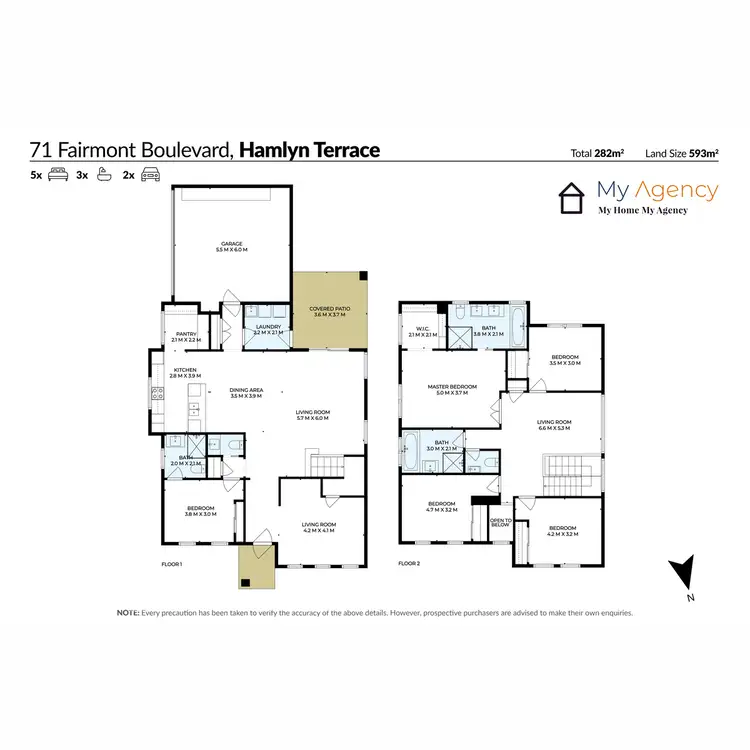Floorplan of Homely house listing, 71 Fairmont Boulevard, Hamlyn Terrace NSW 2259