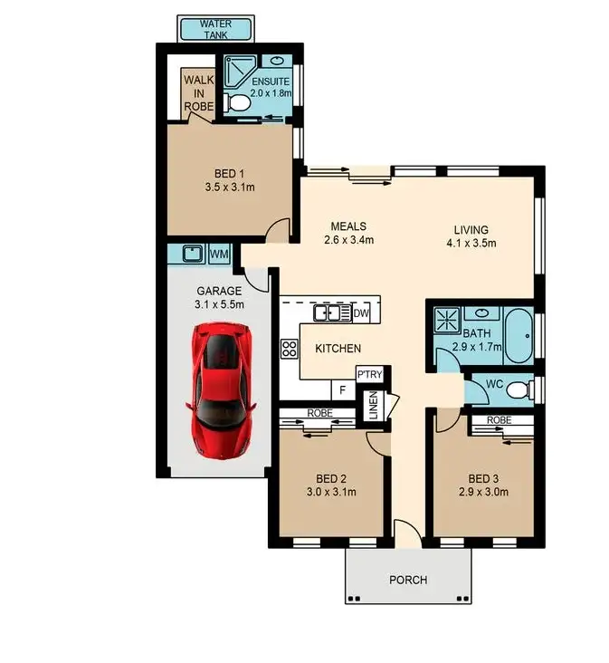 Floorplan of Homely house listing, 32 Balmoral Parade, Tullimbar NSW 2527