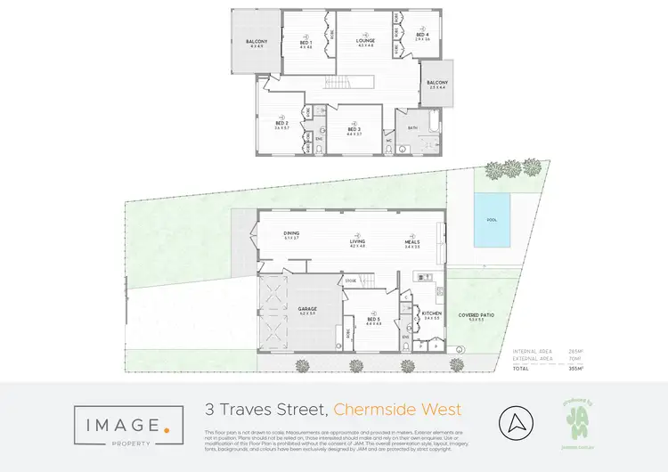 Floorplan of Homely house listing, 3 Traves Street, Chermside West QLD 4032