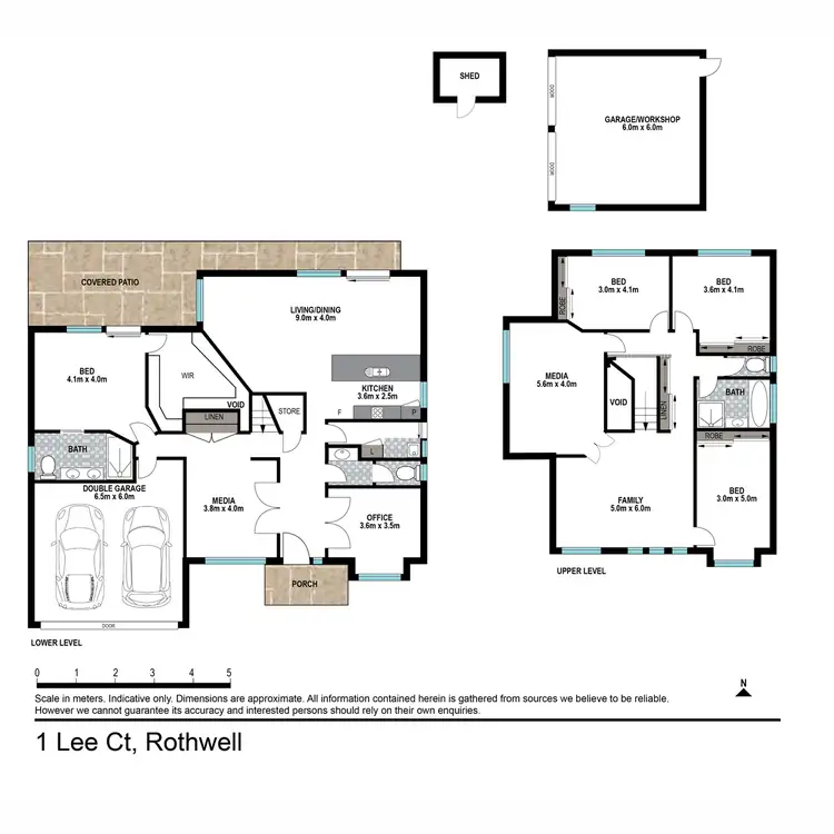 Floorplan of Homely house listing, 1 Lee Court, Rothwell QLD 4022