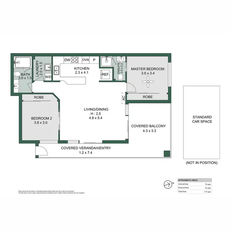 Floorplan of Homely apartment listing, 6/12 Dobson Street, Ascot QLD 4007