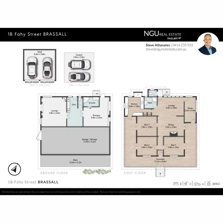 Floorplan of Homely house listing, 1B Fahy Street, Brassall QLD 4305