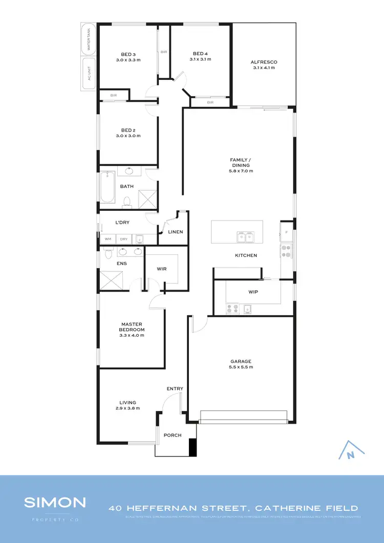 Floorplan of Homely house listing, 40 Heffernan Street, Catherine Field NSW 2557