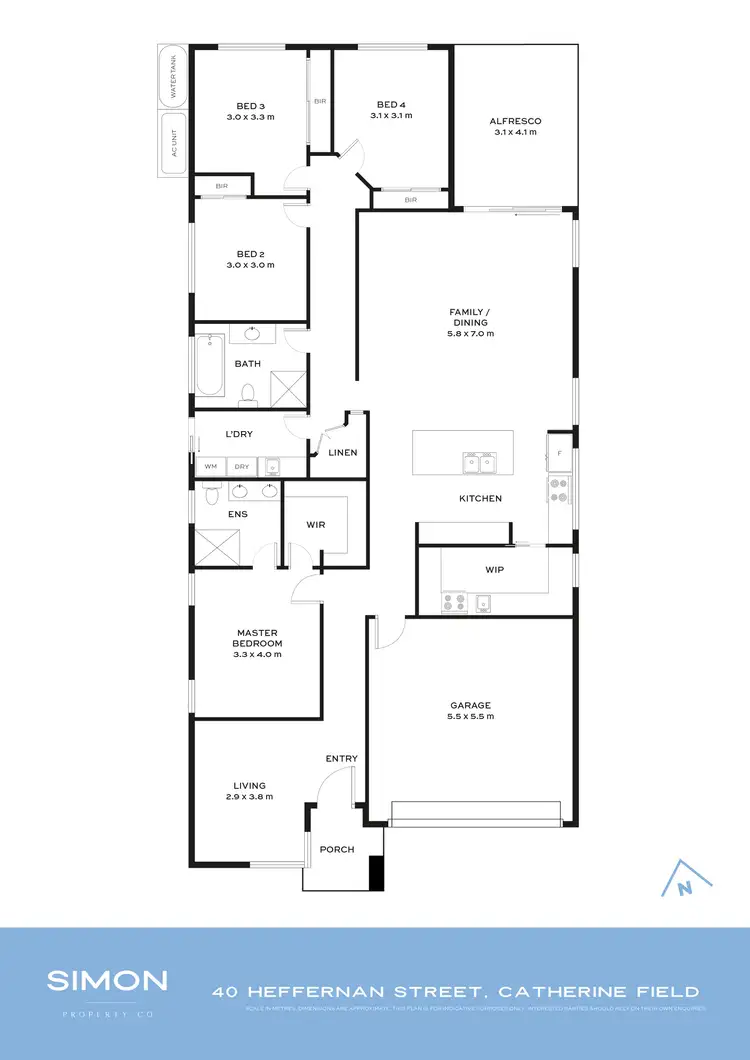 Floorplan of Homely house listing, 40 Heffernan Street, Catherine Field NSW 2557