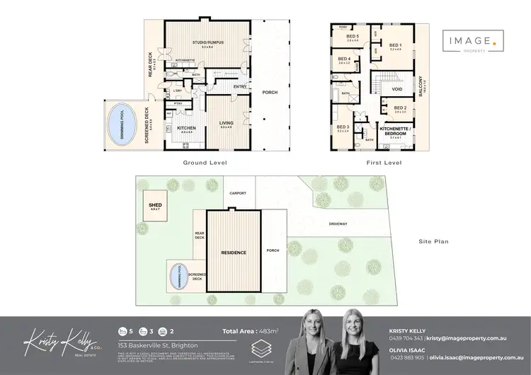 Floorplan of Homely house listing, 153 Baskerville Street, Brighton QLD 4017