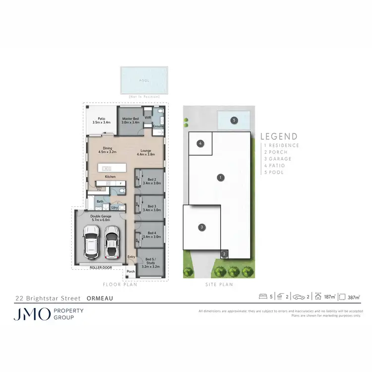 Floorplan of Homely house listing, 22 Brightstar Street, Ormeau QLD 4208