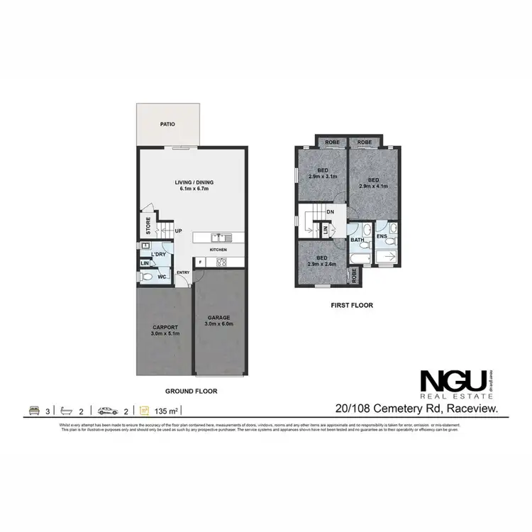 Floorplan of Homely townhouse listing, 20/108 Cemetery Road, Raceview QLD 4305