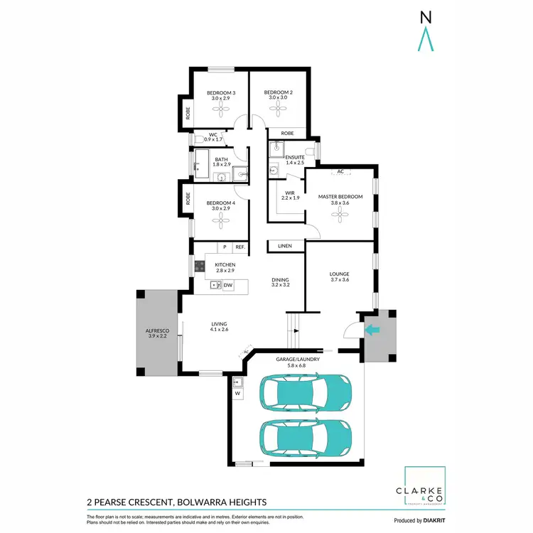 Floorplan of Homely house listing, 2 Pearse Crescent, Bolwarra Heights NSW 2320
