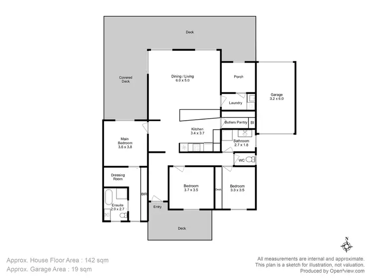 Floorplan of Homely house listing, 28 Sunhaven Avenue, Geilston Bay TAS 7015