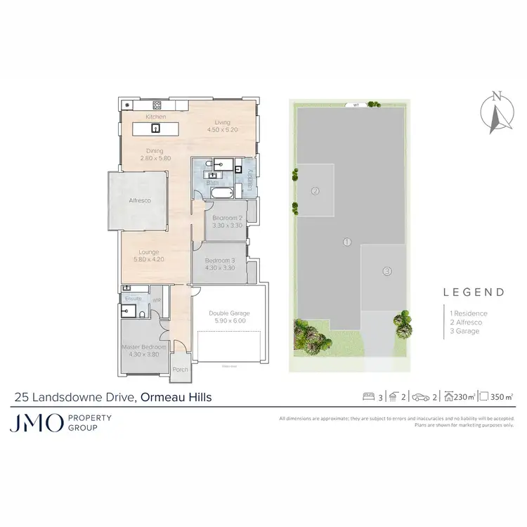 Floorplan of Homely house listing, 25 Landsdowne Drive, Ormeau Hills QLD 4208