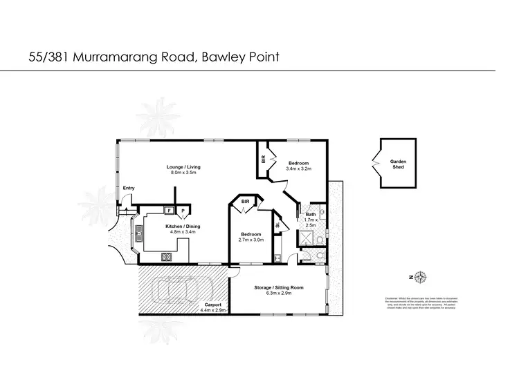 Floorplan of Homely house listing, 55/381 Murramarang Road, Bawley Point NSW 2539