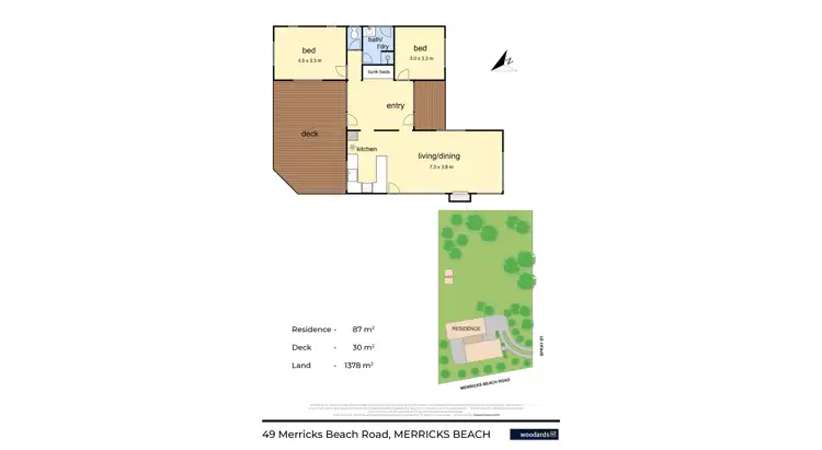 Floorplan of Homely house listing, 49 Merricks Beach Road, Merricks Beach VIC 3926