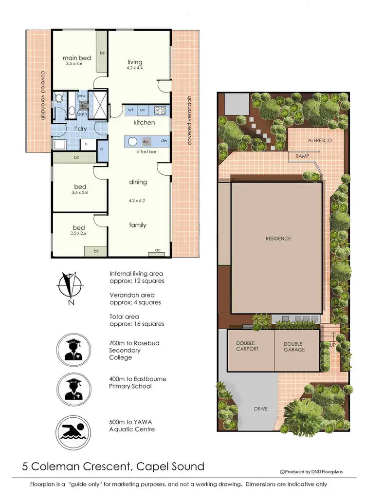 Floorplan of Homely house listing, 5 Coleman Crescent, Capel Sound VIC 3940