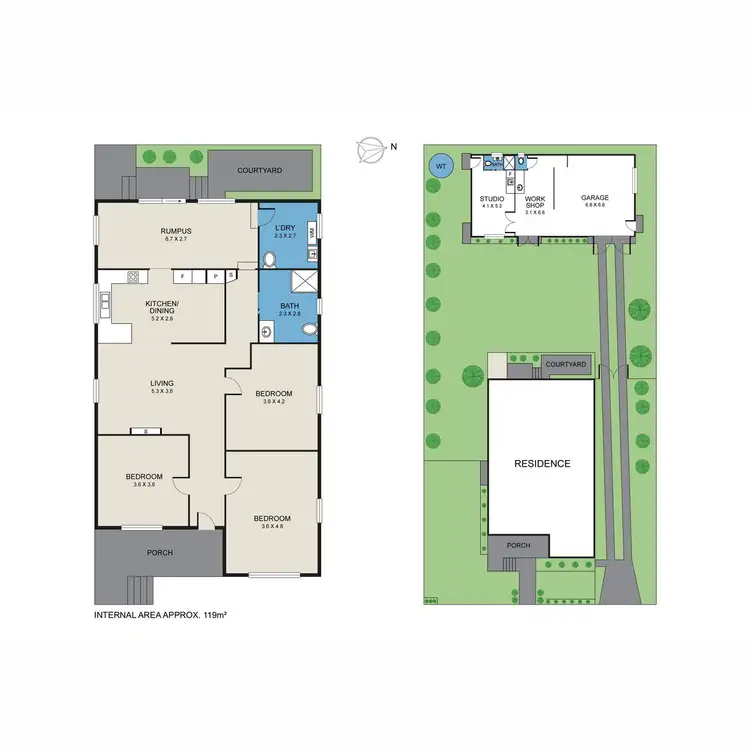 Floorplan of Homely house listing, 16 Charlton Street, Cessnock NSW 2325