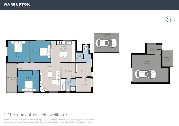 Floorplan of Homely house listing, 121 Sydney Street, Muswellbrook NSW 2333