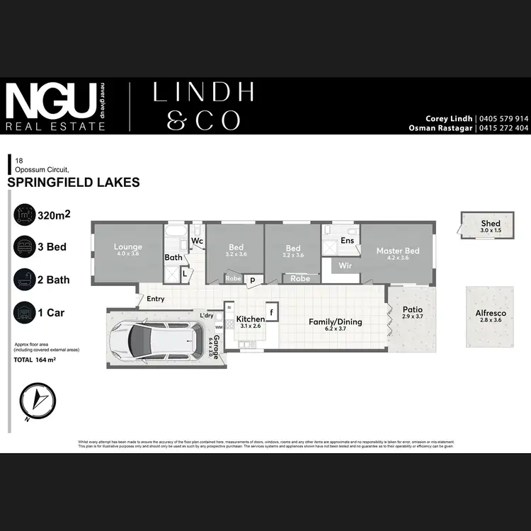 Floorplan of Homely house listing, 18 Opossum Circuit, Springfield Lakes QLD 4300