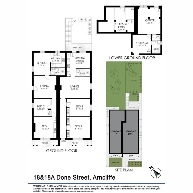 Floorplan of Homely house listing, 18 Done Street, Arncliffe NSW 2205