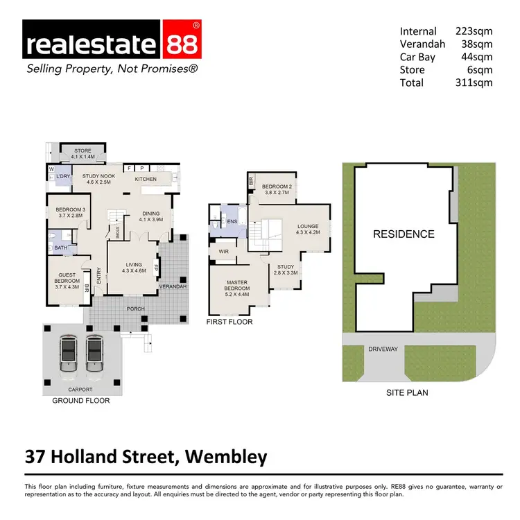 Floorplan of Homely house listing, 37 Holland Street, Wembley WA 6014