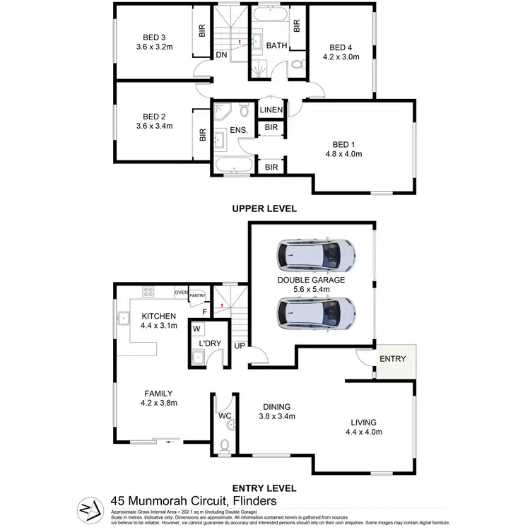 Floorplan of Homely house listing, 45 Munmorah Circuit, Flinders NSW 2529