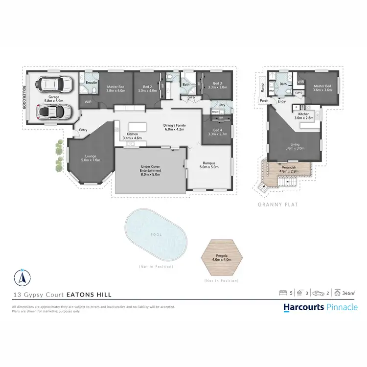 Floorplan of Homely house listing, 13 Gypsy Court, Eatons Hill QLD 4037