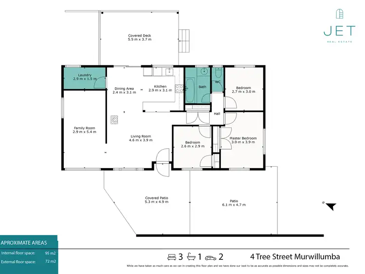 Floorplan of Homely house listing, 4 Tree Street, Murwillumbah NSW 2484