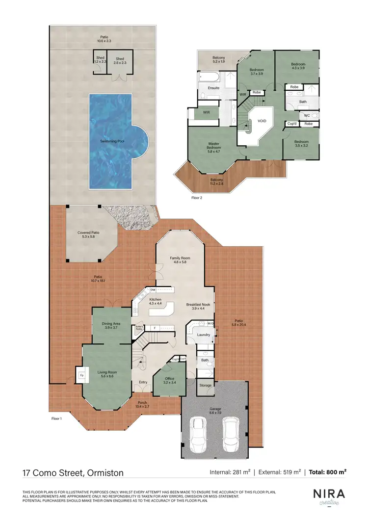 Floorplan of Homely house listing, 17 Como Street, Ormiston QLD 4160