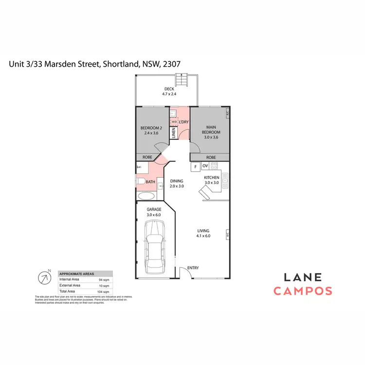 Floorplan of Homely villa listing, 3/33 Marsden Street, Shortland NSW 2307