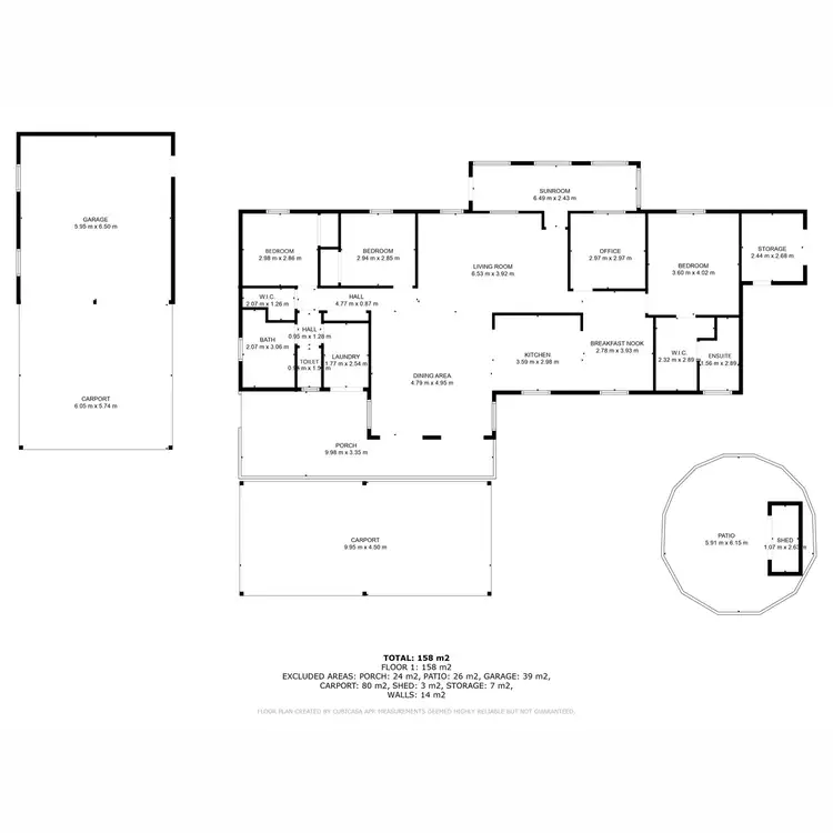 Floorplan of Homely house listing, 14 Snapper Drive, Poona QLD 4650