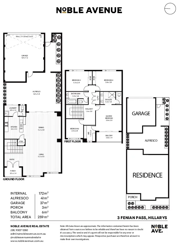 Floorplan of Homely house listing, 3 Fenian Pass, Hillarys WA 6025