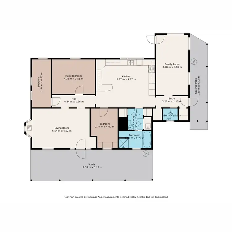 Floorplan of Homely house listing, 16 Rees Avenue, Boggabri NSW 2382