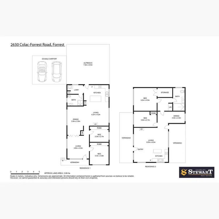 Floorplan of Homely rural property listing, 2630 Colac - Forrest Road, Forrest VIC 3236