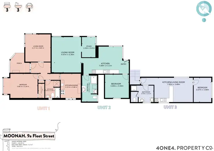 Floorplan of Homely house listing, 9a Fleet Street, Moonah TAS 7009