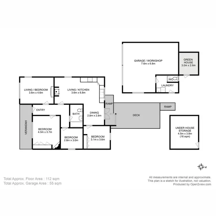 Floorplan of Homely house listing, 6 Fleurs Street, Moonah TAS 7009