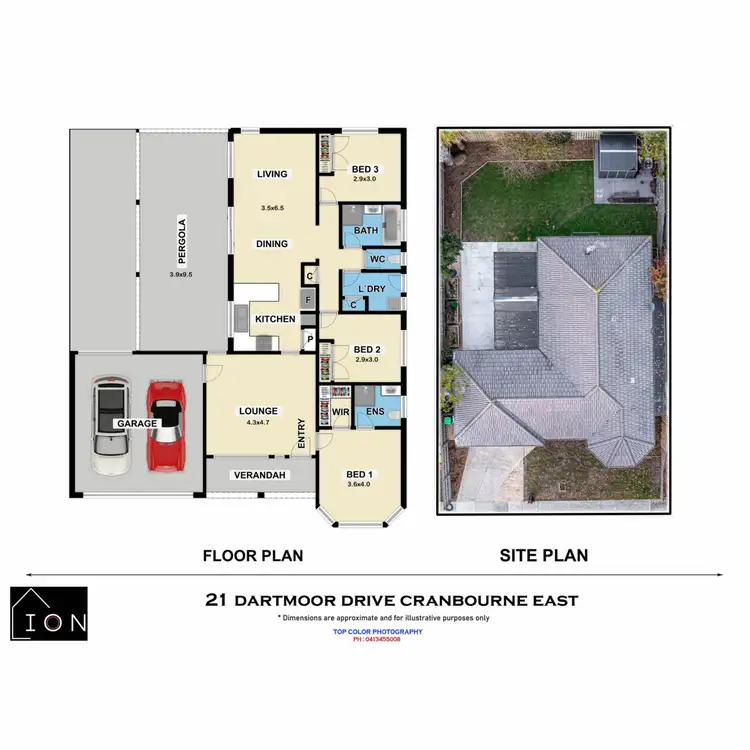 Floorplan of Homely house listing, 21 Dartmoor Drive, Cranbourne East VIC 3977