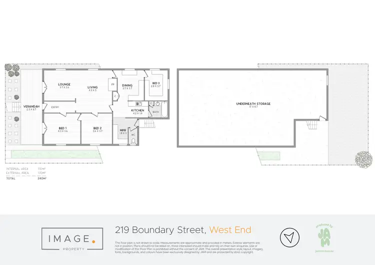 Floorplan of Homely house listing, 219 Boundary Street, West End QLD 4101