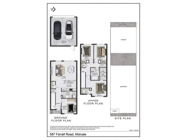 Floorplan of Homely townhouse listing, 587 Farrall Road, Midvale WA 6056