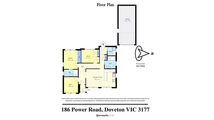Floorplan of Homely house listing, 186 Power Road, Doveton VIC 3177