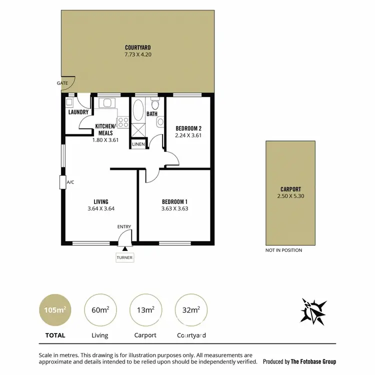 Floorplan of Homely unit listing, 12/120 Commercial Road, Salisbury SA 5108