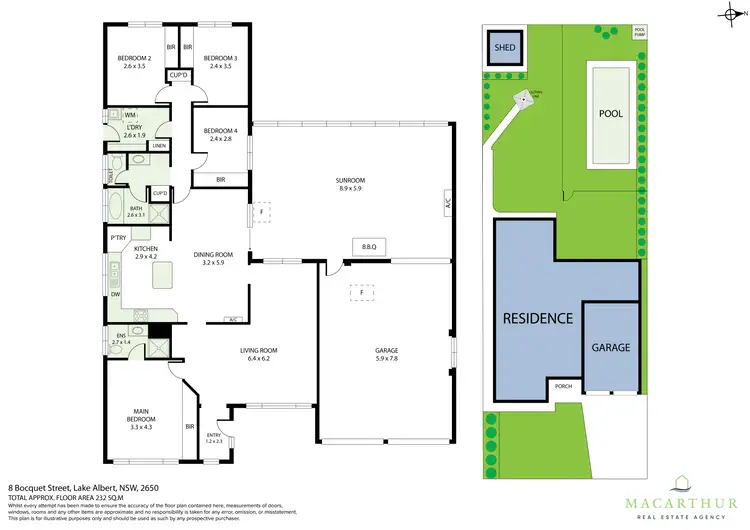 Floorplan of Homely house listing, 8 Bocquet Street, Lake Albert NSW 2650