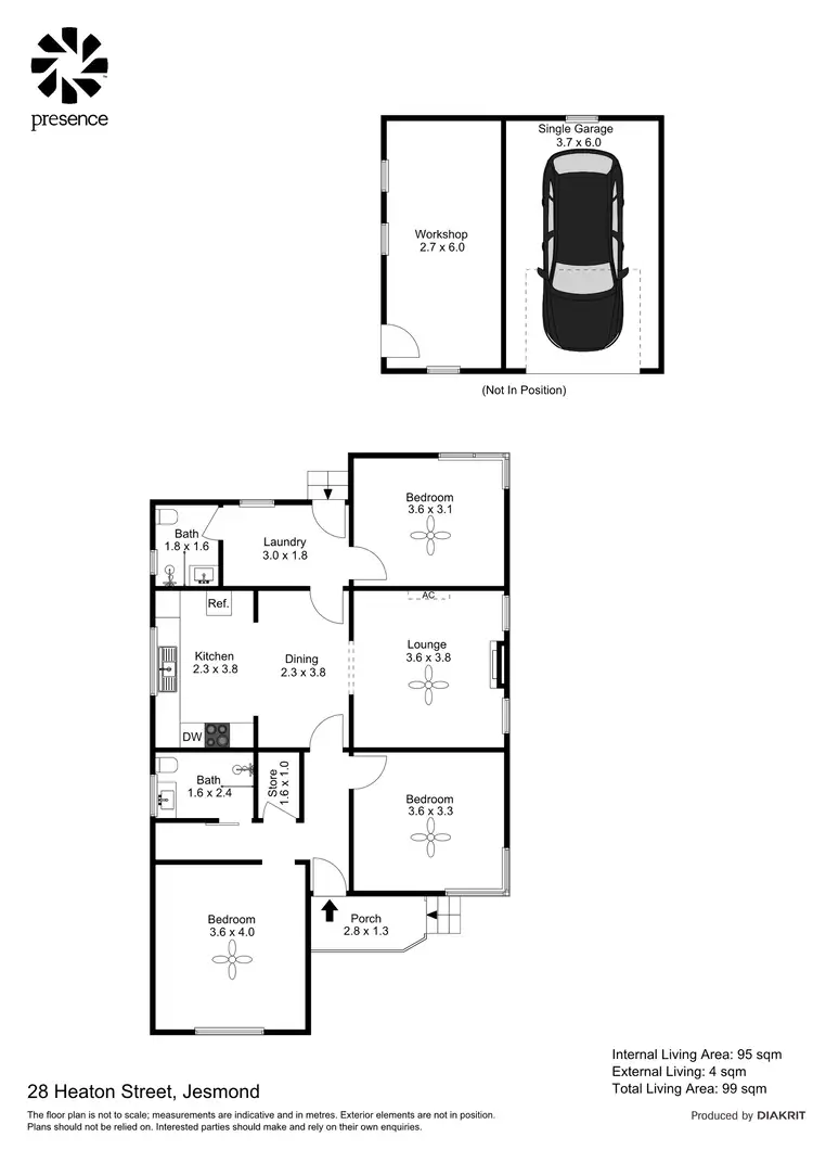 Floorplan of Homely house listing, 28 Heaton Street, Jesmond NSW 2299