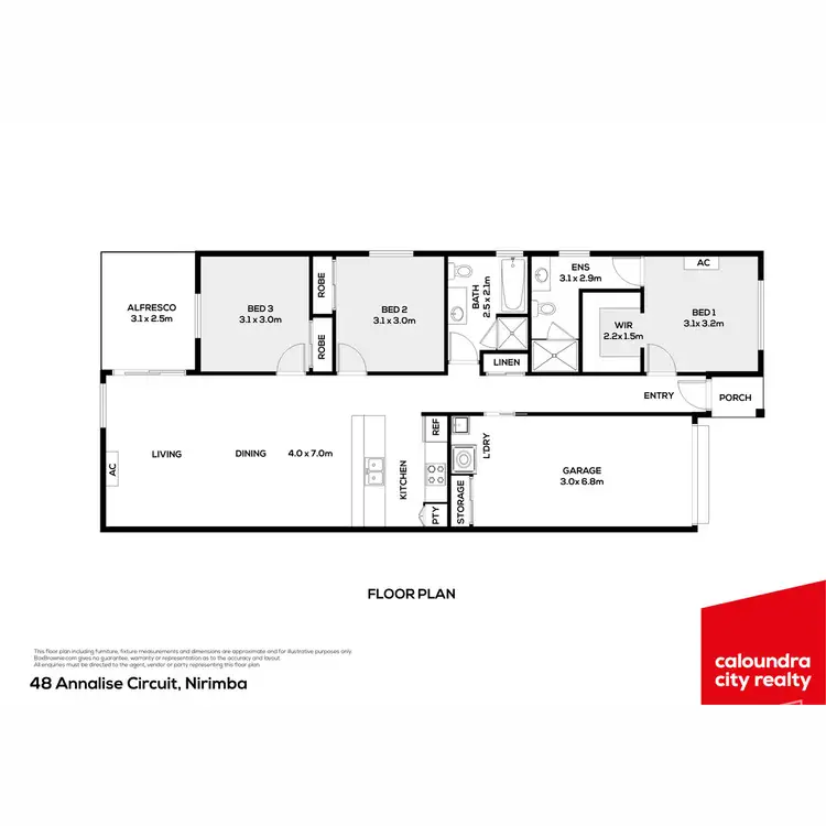 Floorplan of Homely house listing, 48 Annalise Circuit, Nirimba QLD 4551