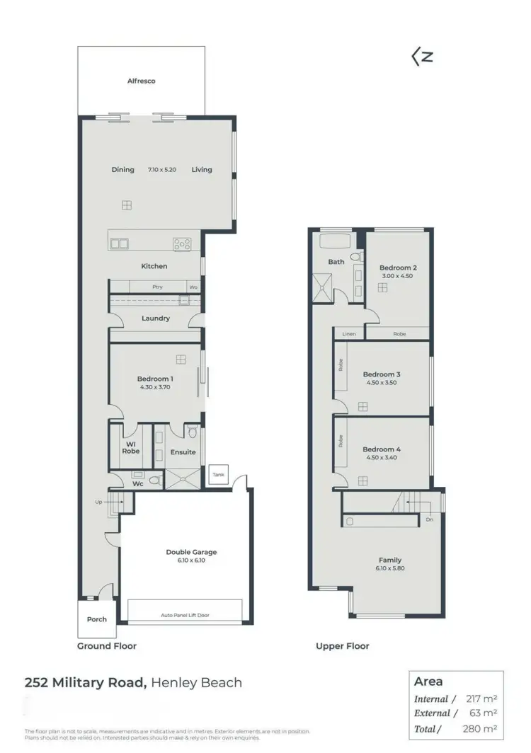 Floorplan of Homely house listing, 252 Military Road, Henley Beach SA 5022