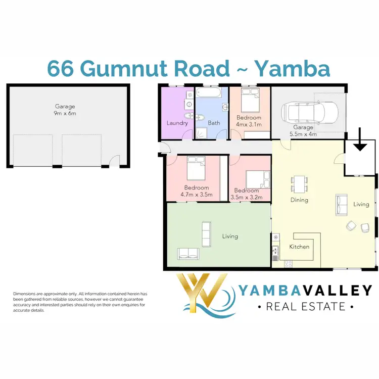 Floorplan of Homely house listing, 66 Gumnut Road, Yamba NSW 2464